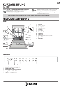 Bedienungsanleitung Indesit DIF 16B1 A EU Geschirrspüler