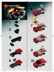 Manual Lego set 8130 Racers Terrain crusher