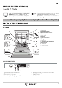 Handleiding Indesit DIFP 28T9 A EU Vaatwasser