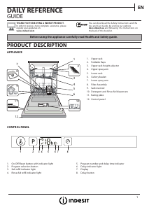 Manual Indesit DIFP EU CB 200 Dishwasher