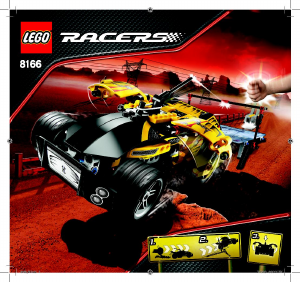 Mode d’emploi Lego set 8166 Racers Wing Jumper