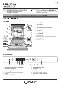 Návod Indesit DIO 3T131 A FE X Umývačka riadu