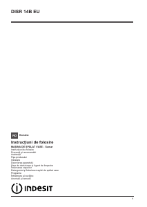 Manual Indesit DISR 14B EU Maşină de spălat vase
