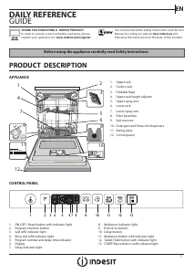 Manual Indesit DKIO 3T131 A FE Dishwasher