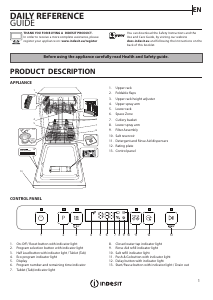 Manual Indesit DSFC 3T117 Dishwasher