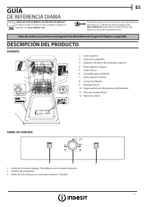 Manual de uso Indesit DSFE 1B10 Lavavajillas