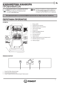 Εγχειρίδιο Indesit DSFE 1B10 S Πλυντήριο πιάτων