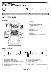 Instrukcja Indesit DSFO 3T224 Z Zmywarka