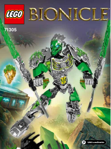 Bruksanvisning Lego set 71305 Bionicle Djungelenaren Lewa
