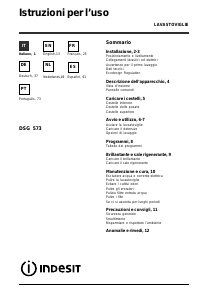 Manual de uso Indesit DSG 573 S Lavavajillas