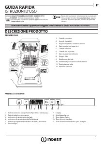 Manuale Indesit DSIC 3M19 Lavastoviglie