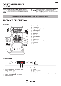 Handleiding Indesit DSIC 3T117 Z Vaatwasser