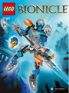Handleiding Lego set 71307 Bionicle Gali vereniger van het water
