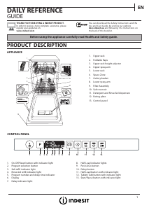 Manual Indesit DSIO 3T224 CE Dishwasher