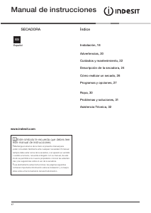Manual de uso Indesit EDCE G45 B H (EU) Secadora