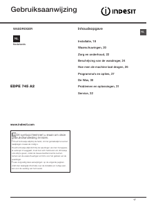 Handleiding Indesit EDPE 745 A2 ECO EU Wasdroger