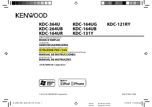Manuale Kenwood KDC-164UR Autoradio
