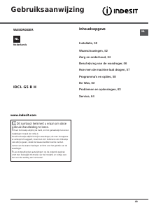 Handleiding Indesit IDCL G5 B H (EU) Wasdroger