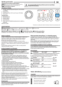 Návod Indesit YT M10 81 R EU Sušička