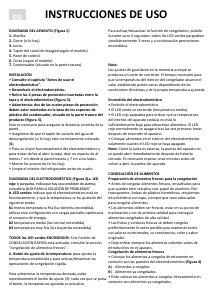 Manual de uso Indesit OS 270 H T (EX) Congelador