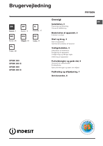Brugsanvisning Indesit UFAN 400 S Fryser