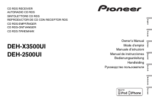 Manuale Pioneer DEH-2500UI Autoradio