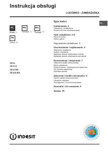 Manual Indesit 3D AA NX Combina frigorifica