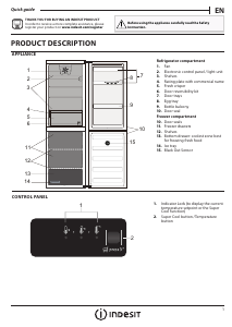 Manual Indesit LR9 S2Q F X B Fridge-Freezer