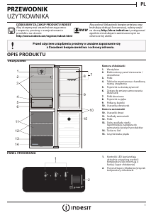 Instrukcja Indesit LR9 S2Q F X B Lodówko-zamrażarka