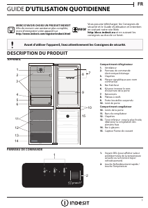 Mode d’emploi Indesit LR9 S2Q F X B Réfrigérateur combiné