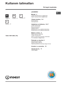 Mode d’emploi Indesit TAN 6 FNF DNX (TK) Réfrigérateur combiné
