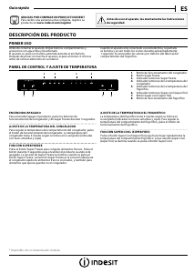 Manual de uso Indesit XIT9 T3U X Frigorífico combinado