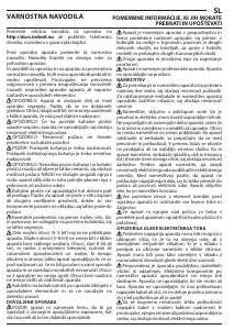 Priročnik Indesit IS 83Q60 NE Grelna plošča