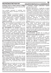 Návod Indesit PAA 642 /I(BK) Pánt
