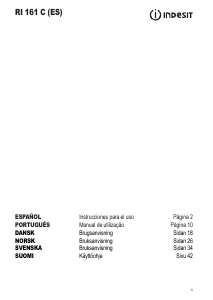 Bruksanvisning Indesit RI 161 C (ES) Kokeplate