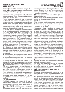 Manual Indesit RI 161 C Plită