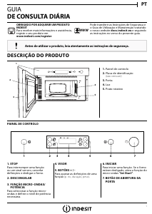 Manual Indesit MWI 3211 IX Micro-onda