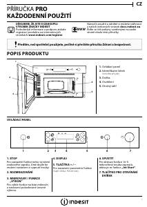 Manuál Indesit MWI 3211 IX Mikrovlnná trouba