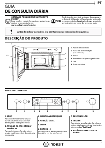 Manual Indesit MWI 3213 IX Micro-onda