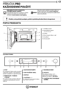Manuál Indesit MWI 3213 IX Mikrovlnná trouba