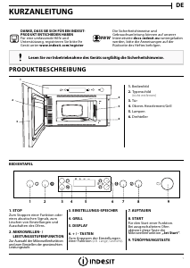 Bedienungsanleitung Indesit MWI 3213 IX Mikrowelle