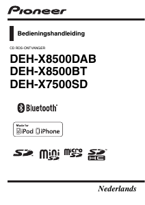 Bedienungsanleitung Pioneer DEH-X8500DAB Autoradio