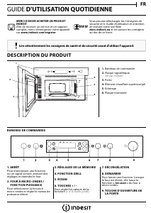 Mode d’emploi Indesit MWI 5213 IX UK Micro-onde