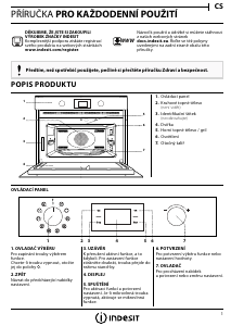 Manuál Indesit MWI 5445 IX Mikrovlnná trouba