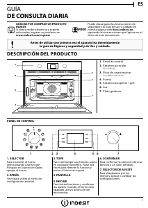 Manual de uso Indesit MWI 5445 IX Microondas