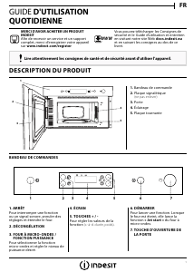Mode d’emploi Indesit MWI 6211 IX Micro-onde
