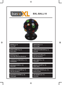 Brugsanvisning BasicXL BXL-BALL10 Diskokugle