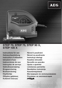 Használati útmutató AEG STEP 100 X Szúrófűrész