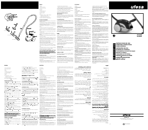 Manual de uso Ufesa AT4218 Aspirador