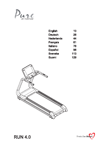Handleiding Tunturi Pure Run 4.0 Loopband